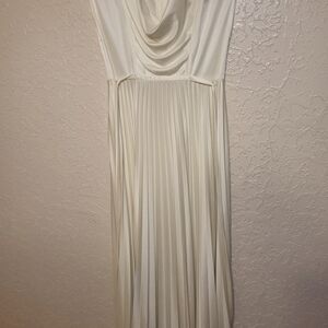 Vintage Murray's Place LTD by Nansil Womens 12/14 Flowing Evening Dress Cream Co